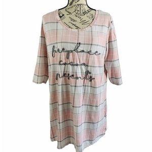 Cynthia Rowley sleepwear LG nightshirt